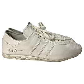 Y3-Adidas x Y-3 Japan Sneakers in White Leather-White,Cream