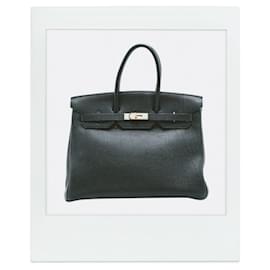 Hermès-Black 2004 Birkin 35 bag in Togo leather-Black