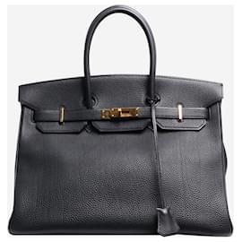 Hermès-Black 2004 Birkin 35 bag in Togo leather-Black