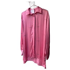 Blusa Givenchy Rosa de Cetim Rosa