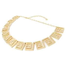 Fendi-Fendi 8AH662 B08 Gold Necklace-Golden