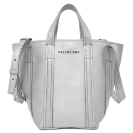 Balenciaga-Balenciaga Everyday XS North South Tote-Silvery
