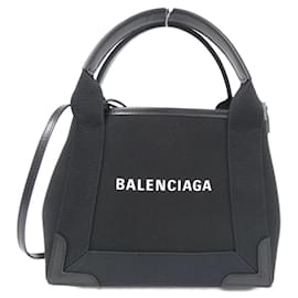 Balenciaga-Balenciaga Navy Cabas XS Handbag-Black