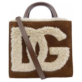 Dolce & Gabbana-Dolce & Gabbana Handbag-Brown,Beige