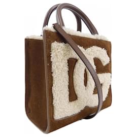 Dolce & Gabbana-Dolce & Gabbana Handbag-Brown,Beige