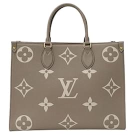 Louis Vuitton-Louis Vuitton Monogram Empreinte Tote Bag-Beige,Monogram