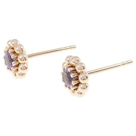Autre Marque-Ponte Vecchio Flower Amethyst Earrings-Other