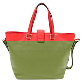 Dolce & Gabbana-Dolce & Gabbana Red Leather Handbag-Red