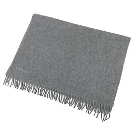 Stola in cashmere grigia Prada Marrone
