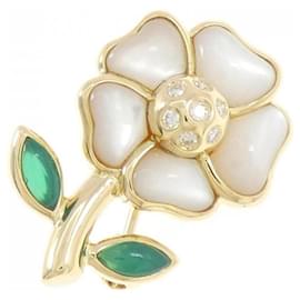 Autre Marque-Ponte Vecchio Flower Color Stone Brooch-Other