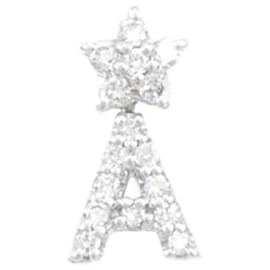 Autre Marque-Ponte Vecchio 18K White Gold Diamond Stud Earring-Other
