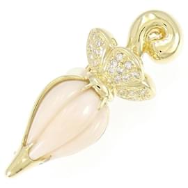 Autre Marque-Ponte Vecchio Umbrella Coral Brooch-Other