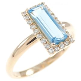 Autre Marque-Ponte Vecchio Blue Topaz Band Ring-Other