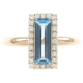 Autre Marque-Ponte Vecchio Blue Topaz Band Ring-Other