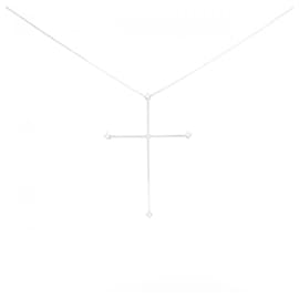 Autre Marque-Ponte Vecchio Cross Diamond Necklace-Other