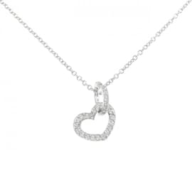 Autre Marque-Ponte Vecchio Heart Necklace 0.20CT-Other