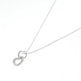 Autre Marque-Ponte Vecchio Heart Necklace 0.20CT-Other