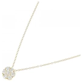 Autre Marque-Ponte Vecchio Flower Necklace 0.50CT-Other