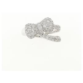 Autre Marque-Ponte Vecchio Ribbon Ring 0.70CT-Other