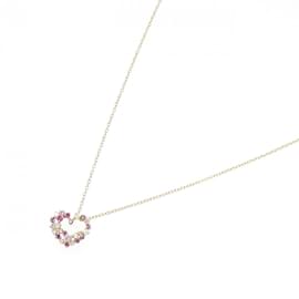 Autre Marque-Ponte Vecchio Heart Color Stone Necklace-Other