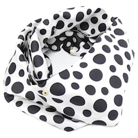 Louis Vuitton-Louis Vuitton Yayoi Kusama Snood Dot Infinity-Black,White