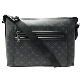 NUOVA BORSA A MANO LOUIS VUITTON ODYSSEY MESSENGER MM M44224 MONOGRAM ECLIPSE Nero