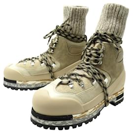 Chloé-NEUF CHAUSSURES BOTTINES CHLOE NIKIE CHC22W734W02YA ANKLE BOOTS 40 RANGERS-Beige