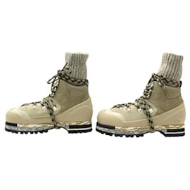 Chloé-NEUF CHAUSSURES BOTTINES CHLOE NIKIE CHC22W734W02YA ANKLE BOOTS 40 RANGERS-Beige