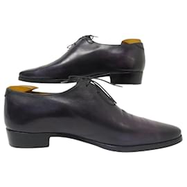 Berluti-BERLUTI ALESSANDRO ONE CUT CUSTOM SHOES 9.5 43.5 SHOE TREES-Dark purple