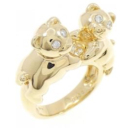 Autre Marque-Ponte Vecchio Bear Ring 0.16CT-Yellow