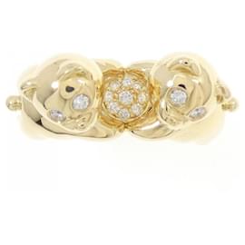 Autre Marque-Ponte Vecchio Bear Ring 0.16CT-Yellow