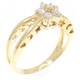 Autre Marque-Ponte Vecchio Flower Diamond Ring-Yellow