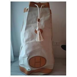 Hermès-Duffle Seabag-Beige