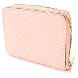 Louis Vuitton-Louis Vuitton Coin Case Epi Zippy Purse-Pink