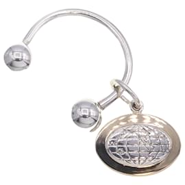 Tiffany & Co-Tiffany Key Ring with Earth Motif-Other