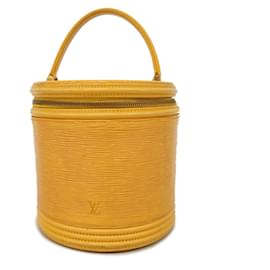 Louis Vuitton-Louis Vuitton Epi Cannes Handbag in Jaune-Yellow