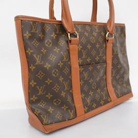 Louis Vuitton-Louis Vuitton Monogram Weekend PM Tote Bag-Brown