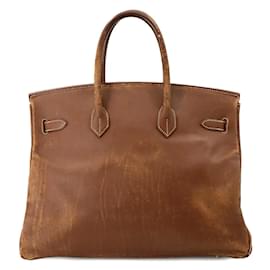 Hermès-Hermes Birkin 35 Handbag-Brown