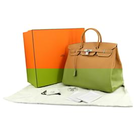 Hermès-Hermes Birkin 40 Handbag in Natural Epsom Leather-Other