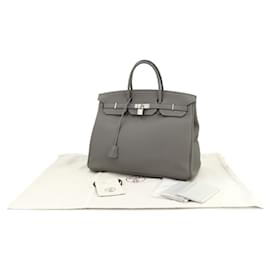 Hermès-Hermes Birkin 40 Handbag in Togo Leather-Other