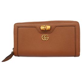 Portafoglio Lungo Gucci Bamboo Diana Marrone