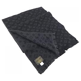 Louis Vuitton-Louis Vuitton Black Stole-Black