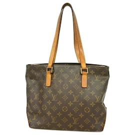 Louis Vuitton-Louis Vuitton Monogram Cabas Piano Tote Bag-Brown