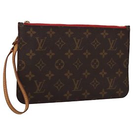 LOUIS VUITTON Monogram Neverfull MM Pouch Accessory Pouch LV Auth 113177 Monogram