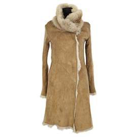 Gerard Darel Cappotto in camoscio Cammello