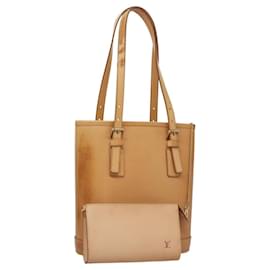 Louis Vuitton-LOUIS VUITTON Nomad Male Ventiem Bag 20th Anniversary Beige M99070 Auth 107591-Beige