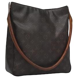 Louis Vuitton-LOUIS VUITTON Monogram Looping GM Shoulder Bag M51145 LV Auth 114373-Monogram