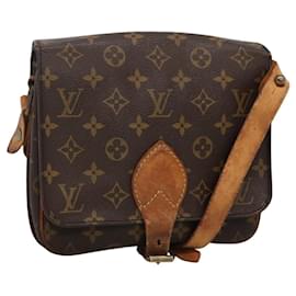 Louis Vuitton-LOUIS VUITTON Monogram Cartouchiere MM Shoulder Bag M51253 LV Auth BA230-Monogram