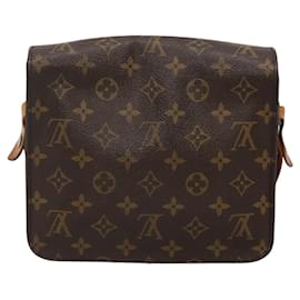 Louis Vuitton-LOUIS VUITTON Monogram Cartouchiere MM Shoulder Bag M51253 LV Auth BA230-Monogram