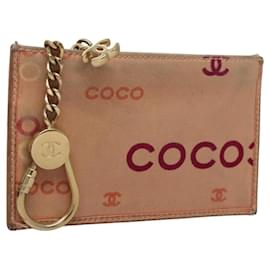 Chanel-CHANEL Coin Purse Canvas Beige Gold CC Auth bs22501-Beige,Golden